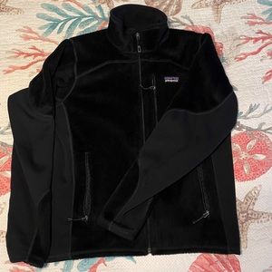 Never worn- Patagonia women's black fleece jacket